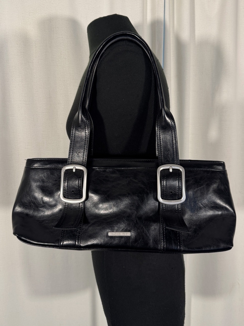 Rachel Zoe Y2K Black Buckle Shoulder Bag